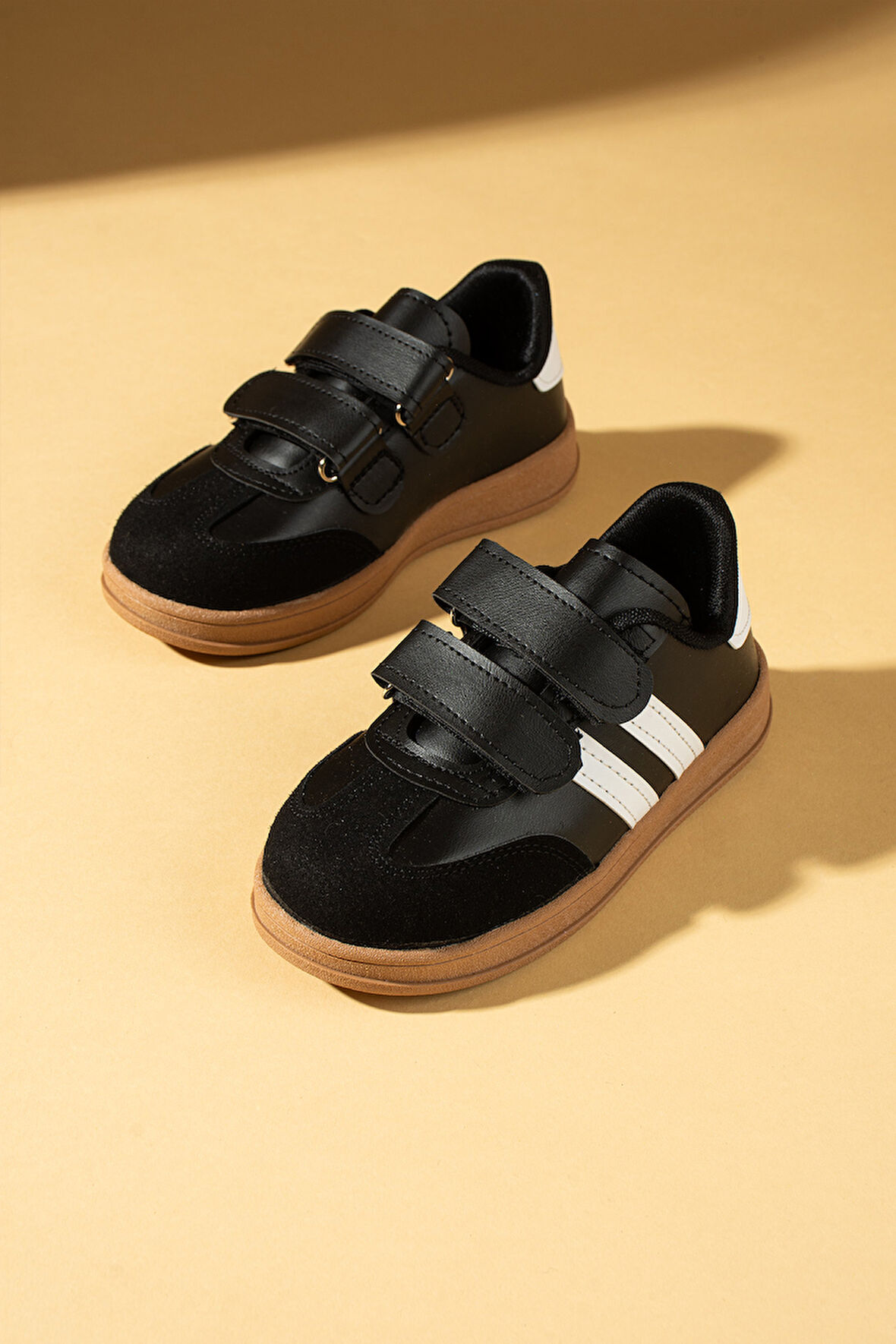 Pembe Potin Rahat Taban Cırtlı Çocuk Sneaker 001-7000-25
