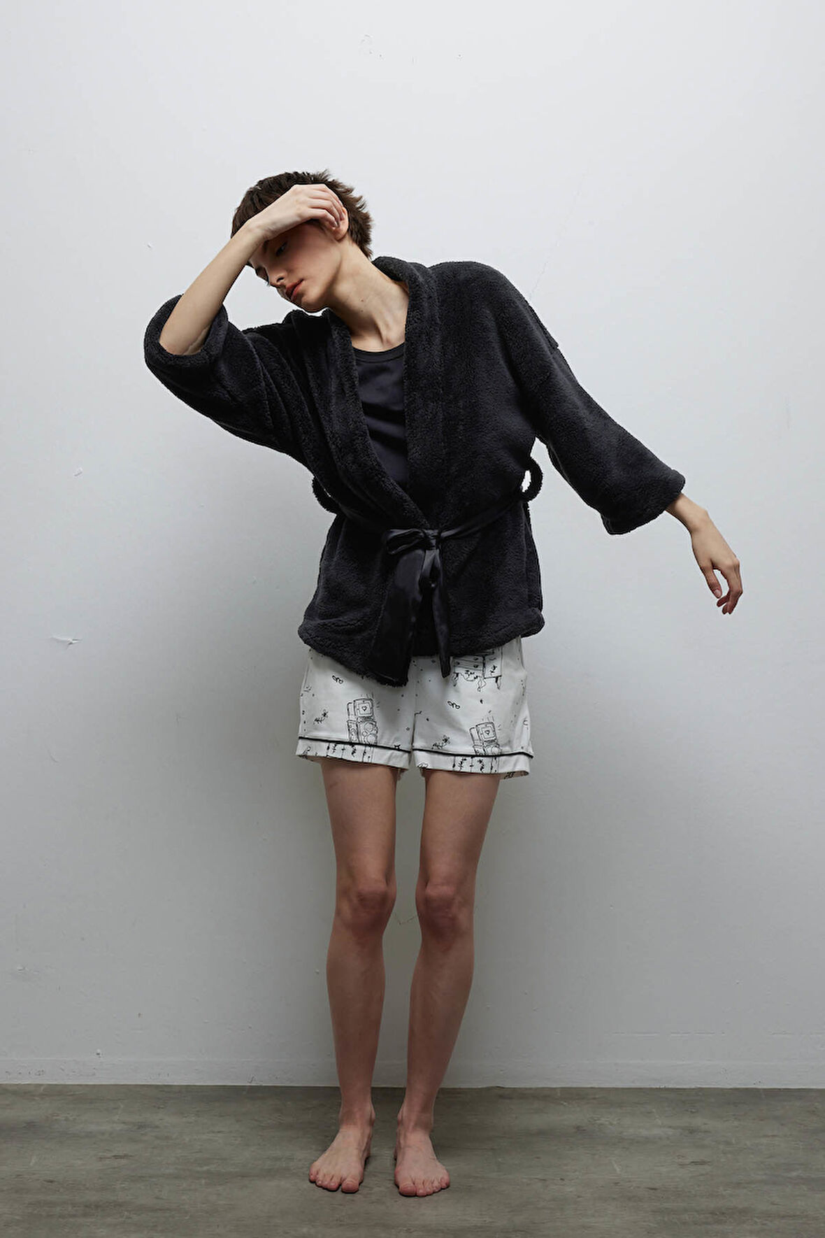 Kadın Yumuşak Dokulu Kimono