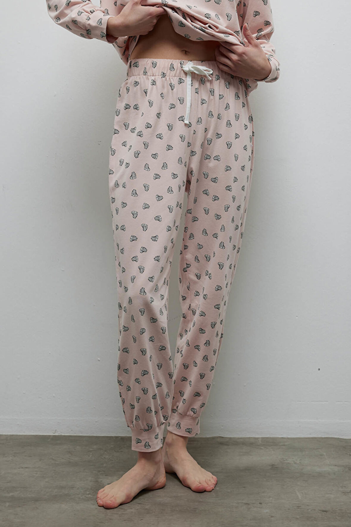 Kadın Pamuklu Uzun Pijama Altı