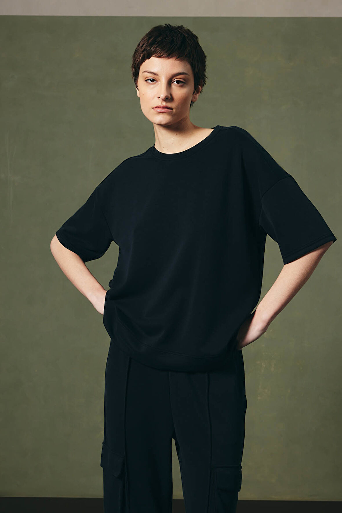 Kadın Soft Touch Kısa Kollu Tshirt