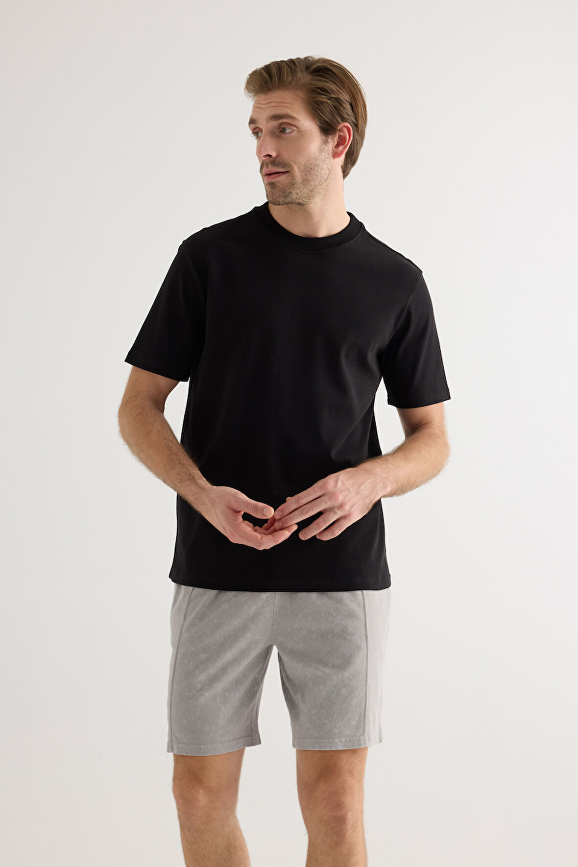 Erkek Pamuklu Kısa Kollu T-shirt