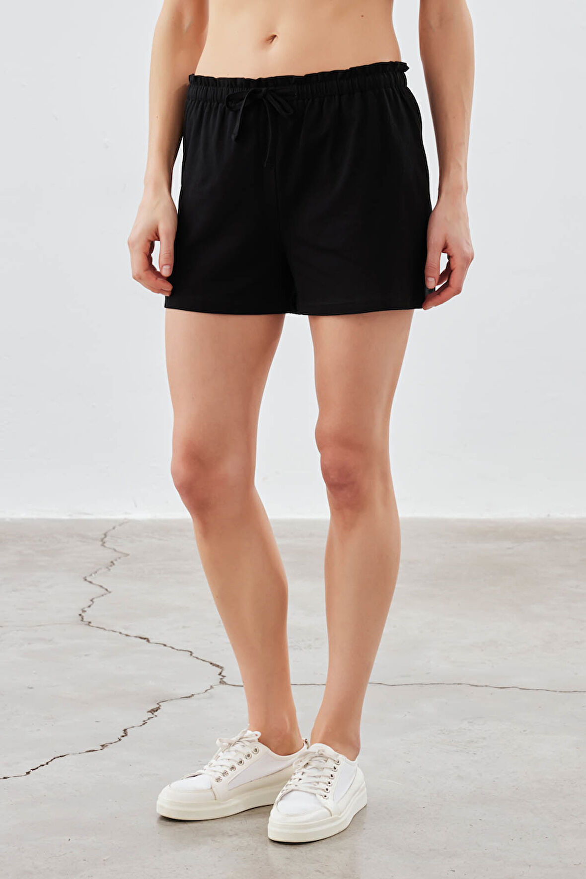 Kadın Pamuklu Şort Pijama Altı