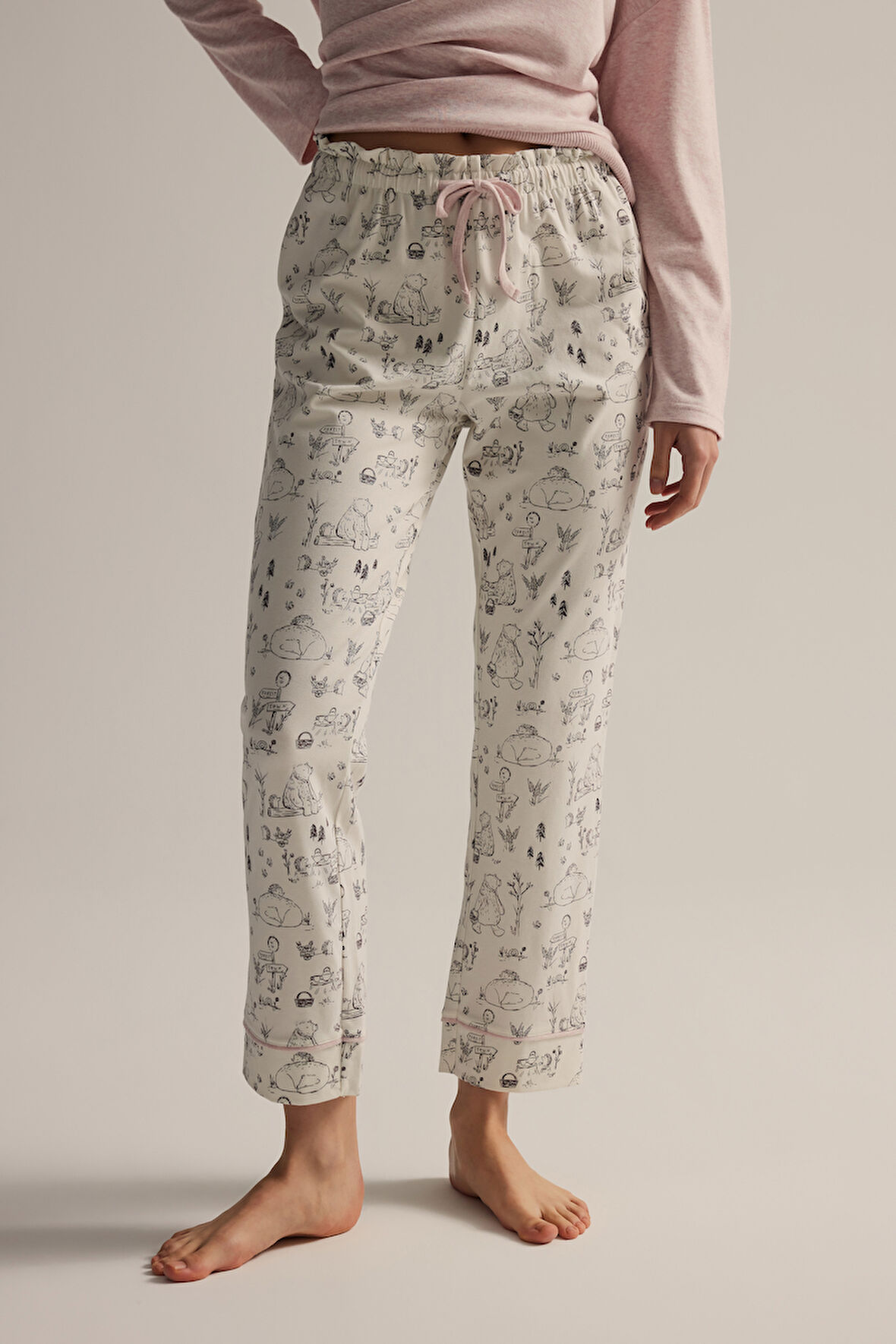 Kadın Pamuklu Uzun Pijama Altı