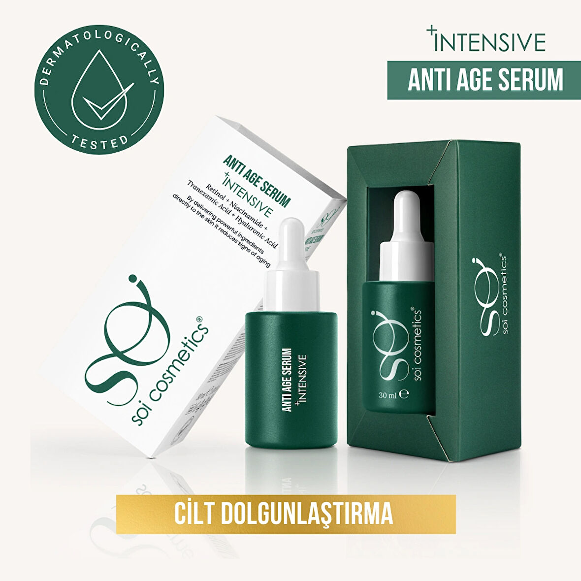 Cilt Dolgunlaştırıcı Yaşlanma Ve Kırışıklık Karşıtı Nemlendirici Serum