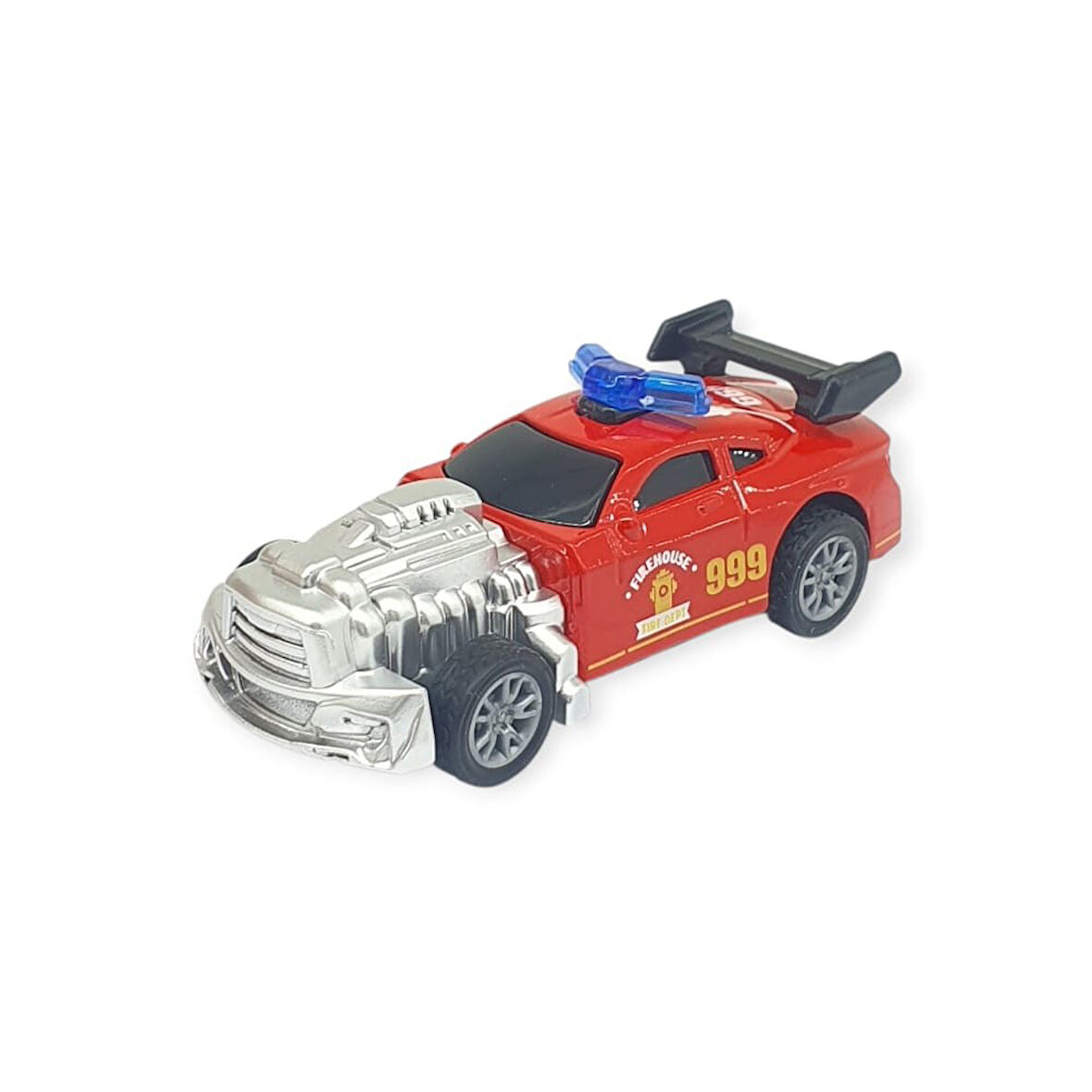 Çek Bırak Metal Küçük Arabalar 8 cm - SH40031 - Kırmızı