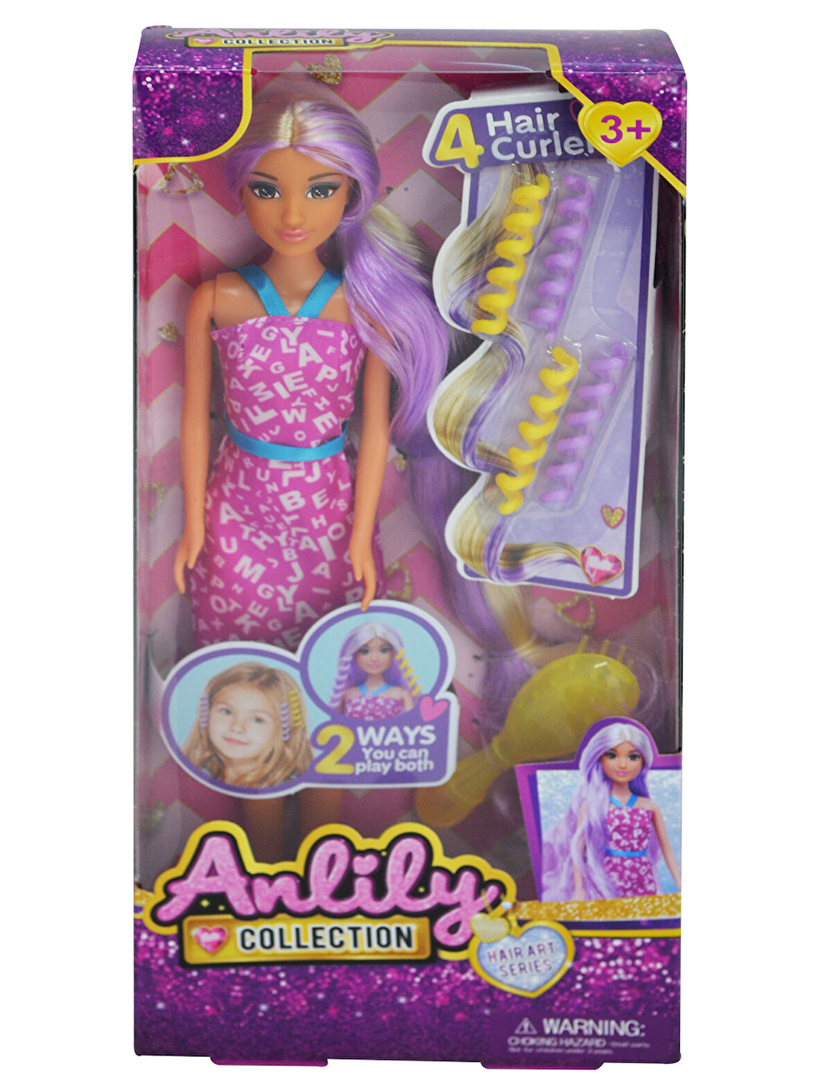 Anlily Bebek Kuaför Set Pembe