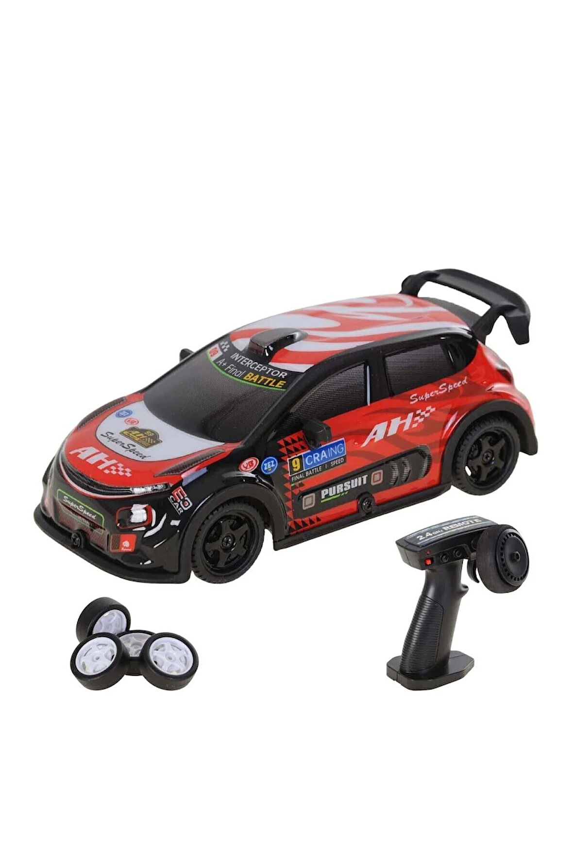 Seher Oyuncak 1:22 Ölçek Uzaktan Kumandalı 4x4 Drift Yapabilen Işıklı Sesli Oyuncak C4 Araç (ITEM KOD : SH40735A)