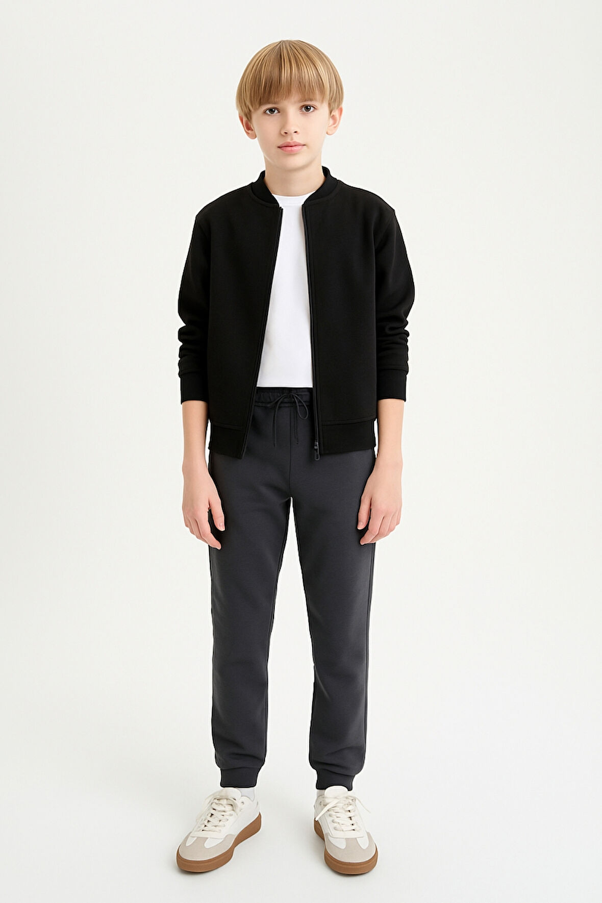 Erkek Çocuk Basic Jogger Paça Okul Eşofman Altı AK-2350