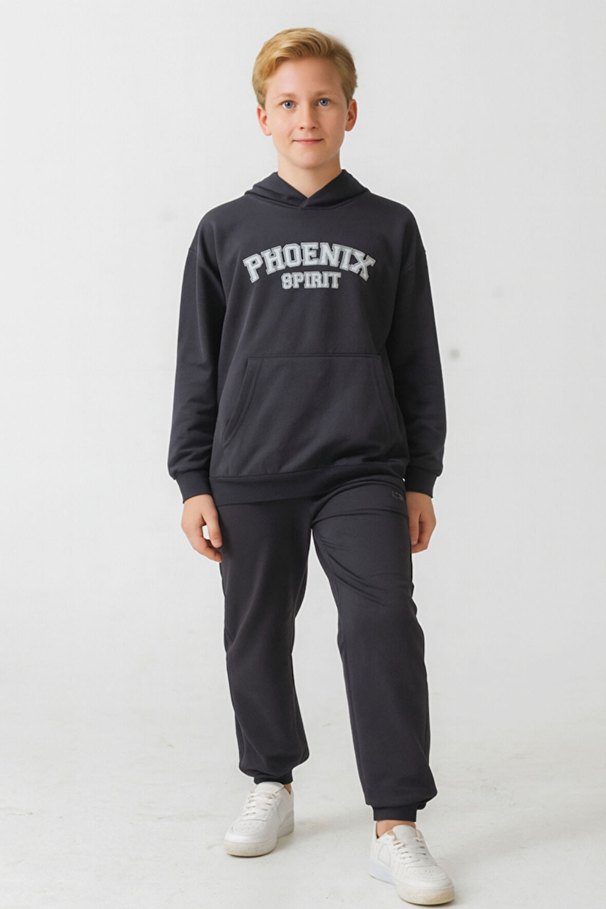 Erkek Çocuk Phoenix Sprit Baskılı Alt Üst Eşofman Takımı Ak7870