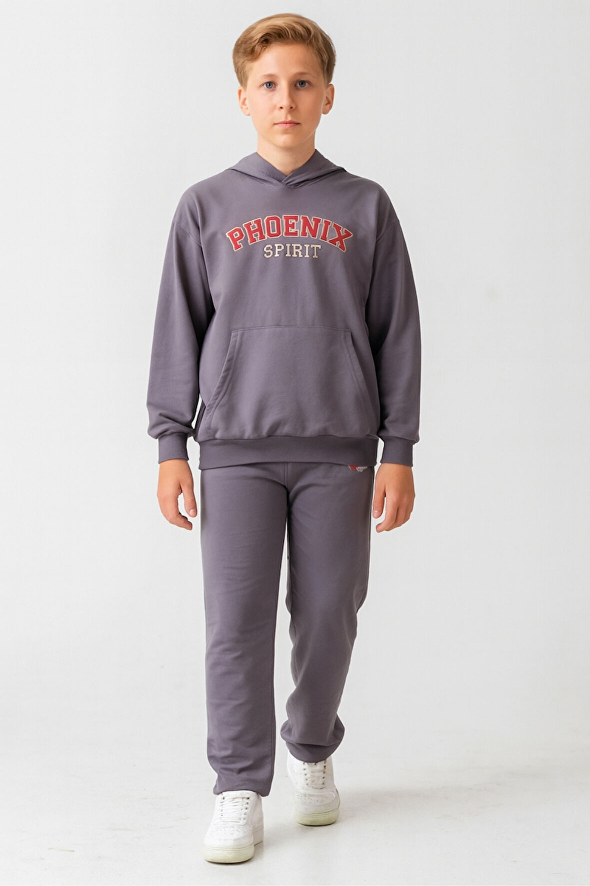 Erkek Çocuk Phoenix Sprit Baskılı Alt Üst Eşofman Takımı Ak7870