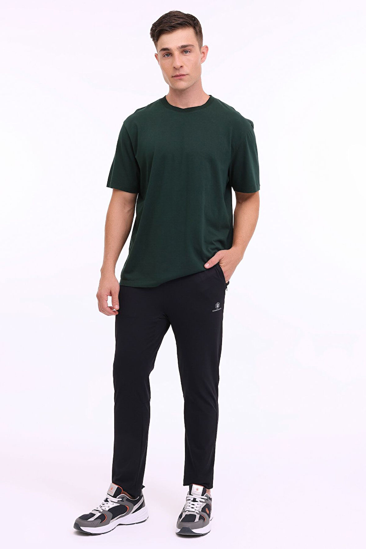 ML TED 22C-PRF55001 4PR,SIYAH, ERKEK PANTOLON TEK ALT