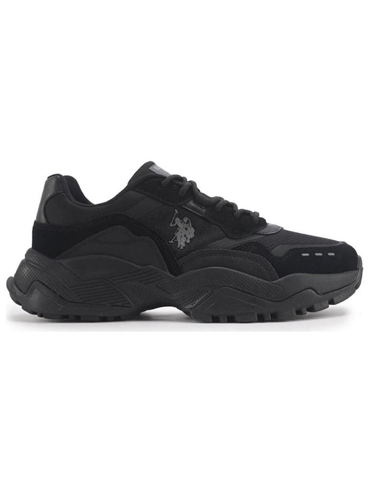 U.S.POLO ASSN YOTA 4PR SİYAH GRİ COMFORT CASUAL ANATOMİK SPOR AYAKKABISI