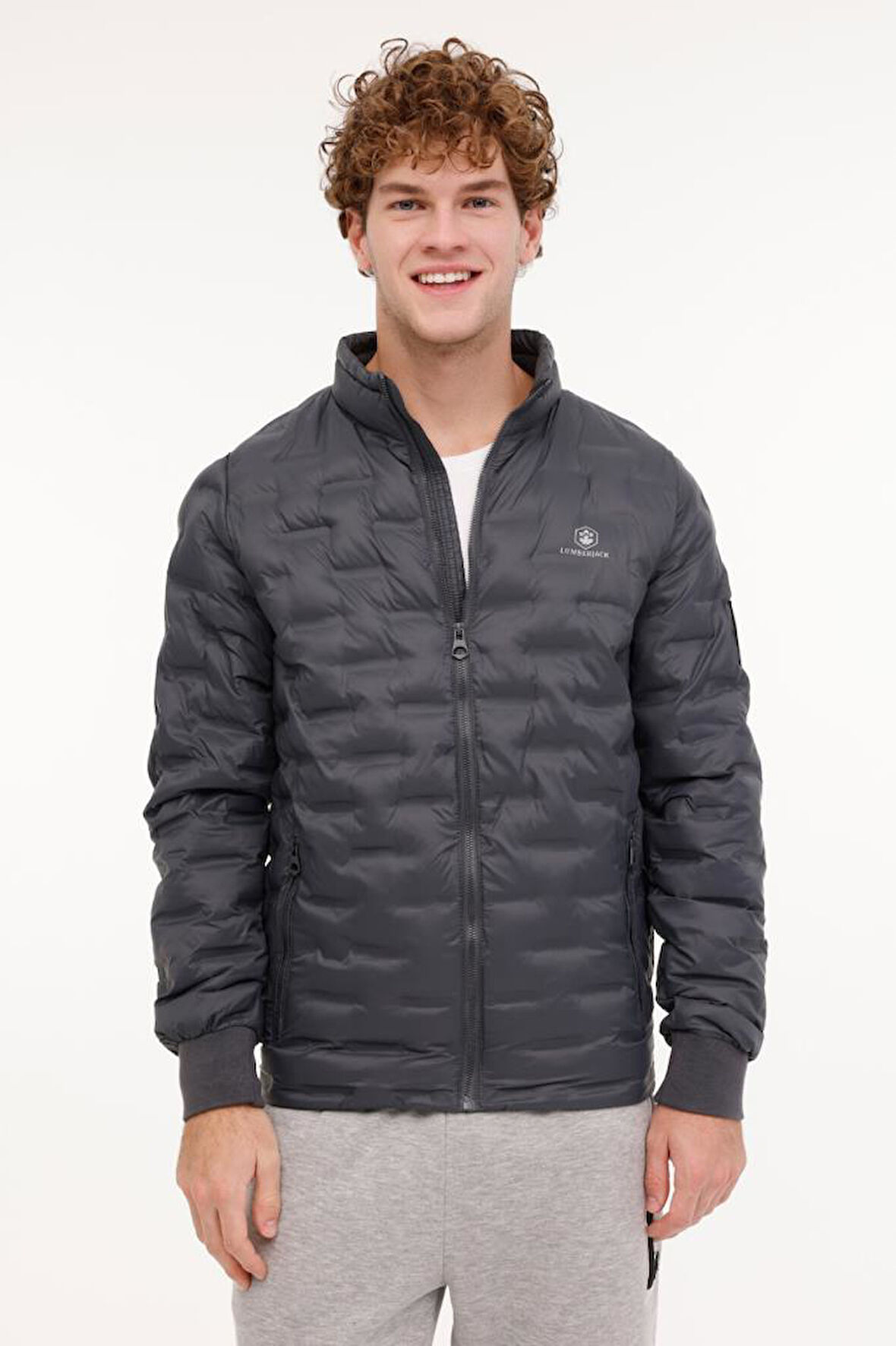 Lumberjack ML AMOTT COAT 4PR 101901045 Erkek Mont Antrasit S-XXL 