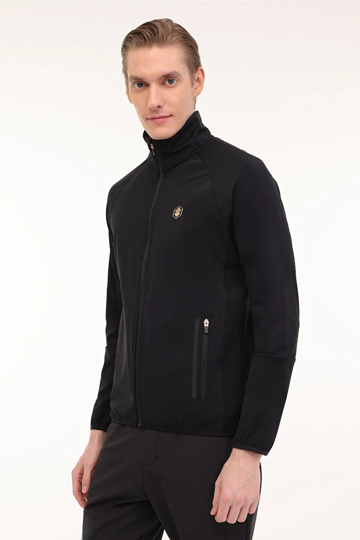 4W ML ZOME 18ITL-GD2 4PR Erkek Siyah Sweatshirt - L101892321