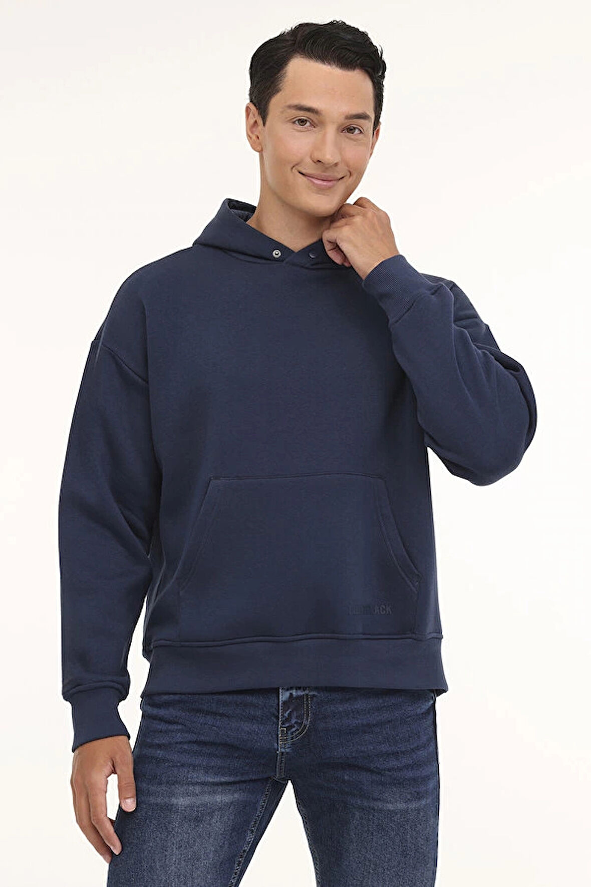 101899129 Lumberjack MB ROS 17HS109 4PR Mavi Erkek Sweatshirt