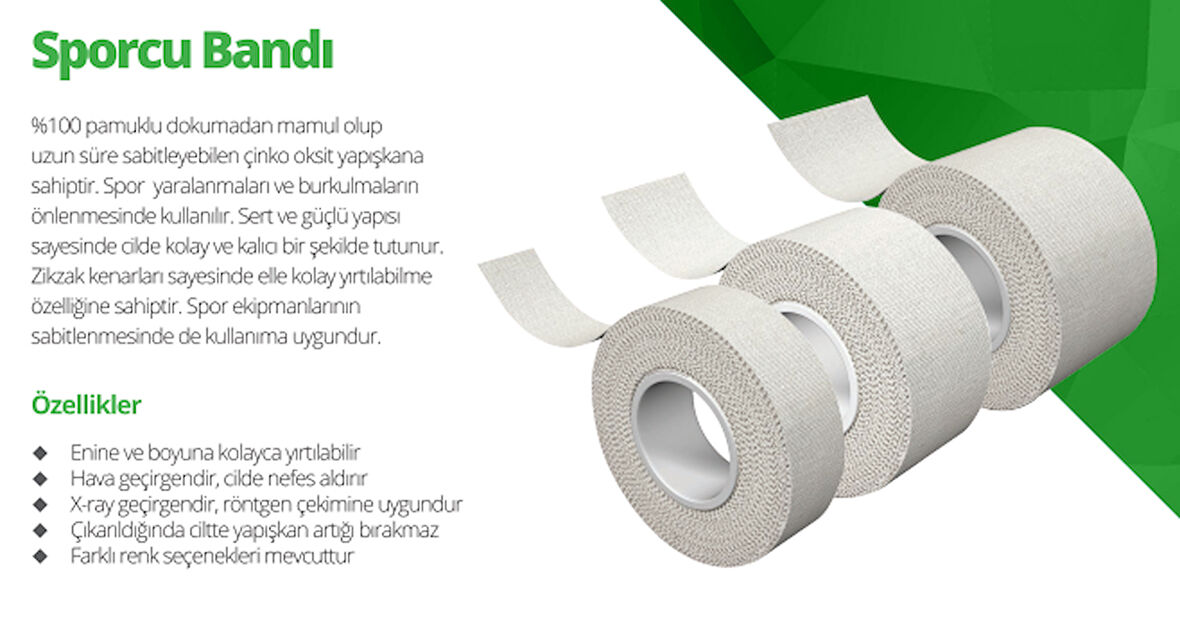 Medikalcim  Sport Tape Sporcu Bandı 10 m x 3,75 cm 1 Adet