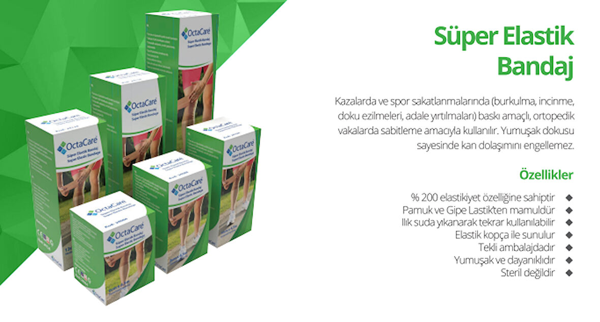 Medikalcim  Süper Elastik Bandaj 10 cm x 4,5 m	1 Adet