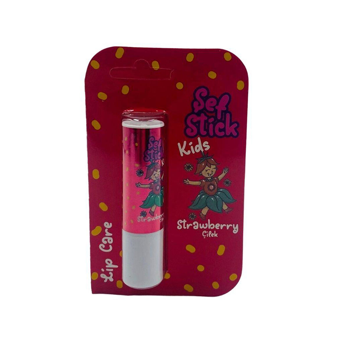 Şef Stick Kids Çilek Dudak Koruyucu 5,5 ml