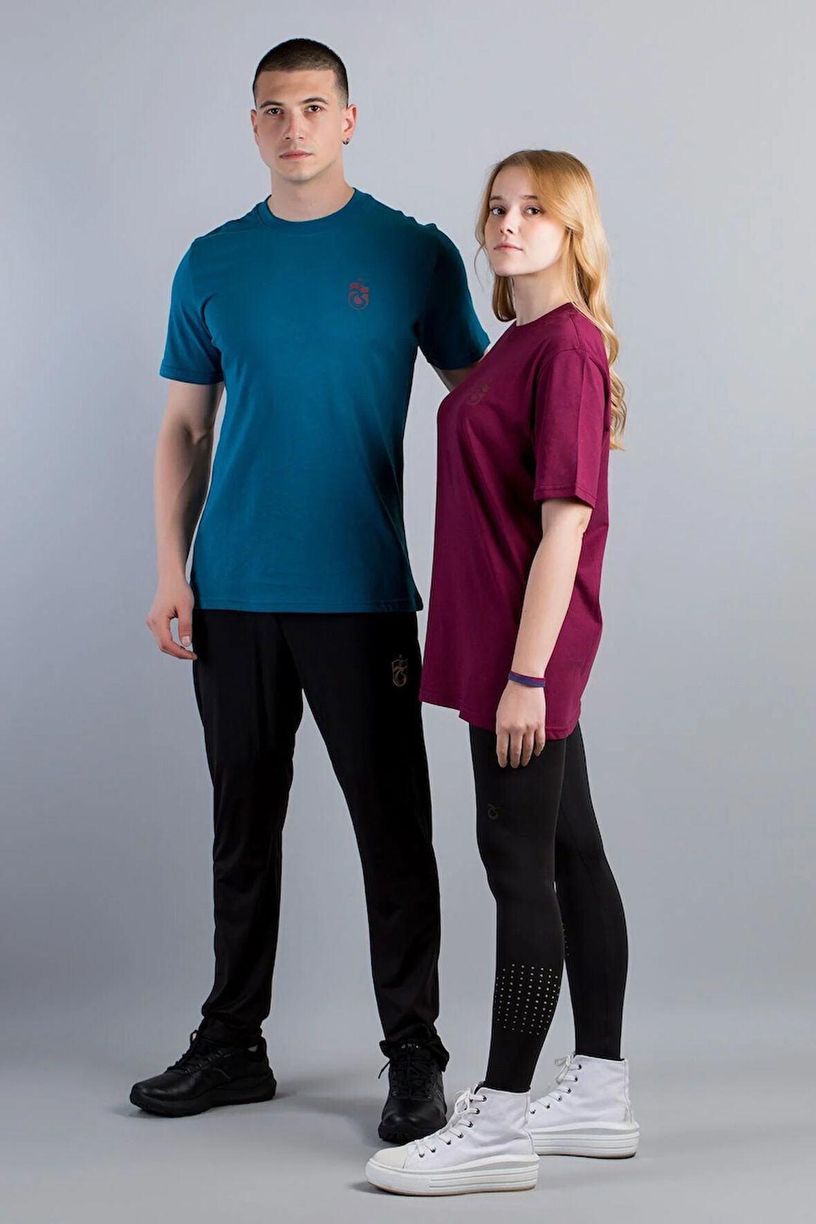 TSHİRT LOGO YAPRAK DESEN BASKILI