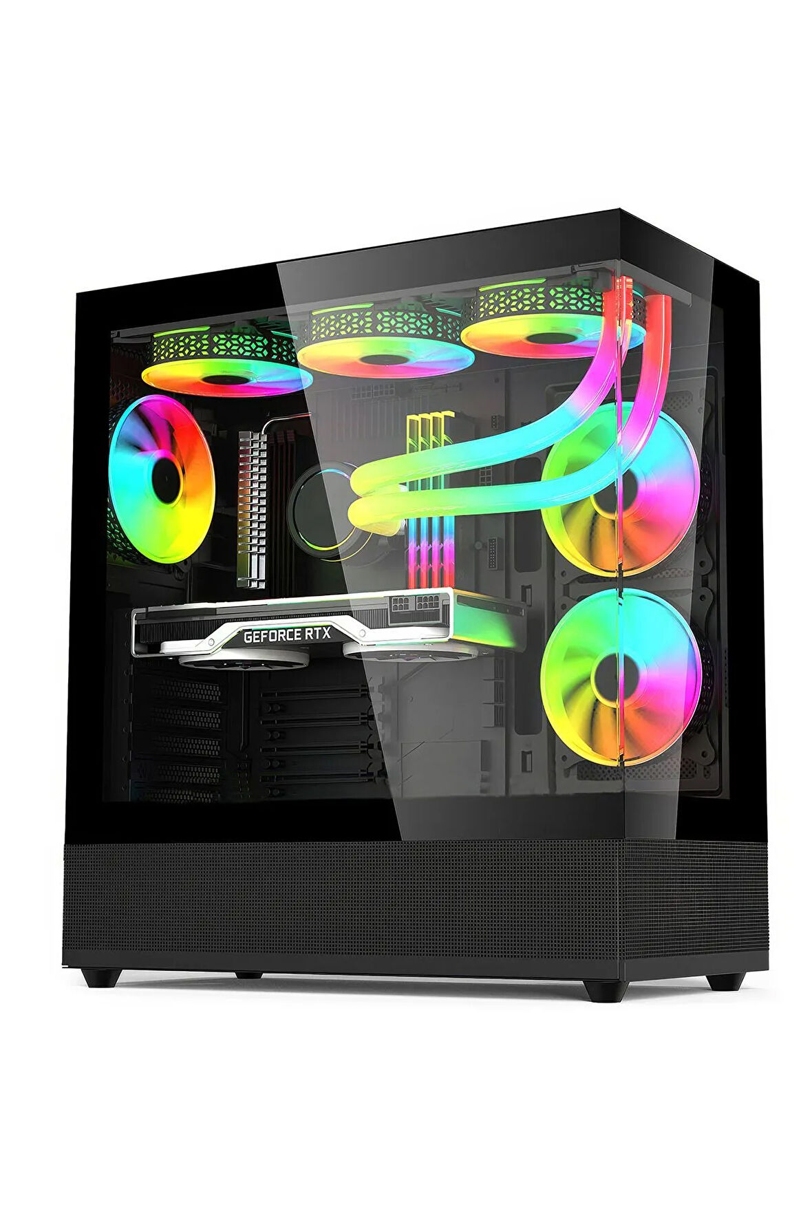 Mintra Samurai I5-12400f 16GB 1tb M.2 Nvme Rtx 4060 8GB T120mm Oyuncu Masaüstü Bilgisayarı