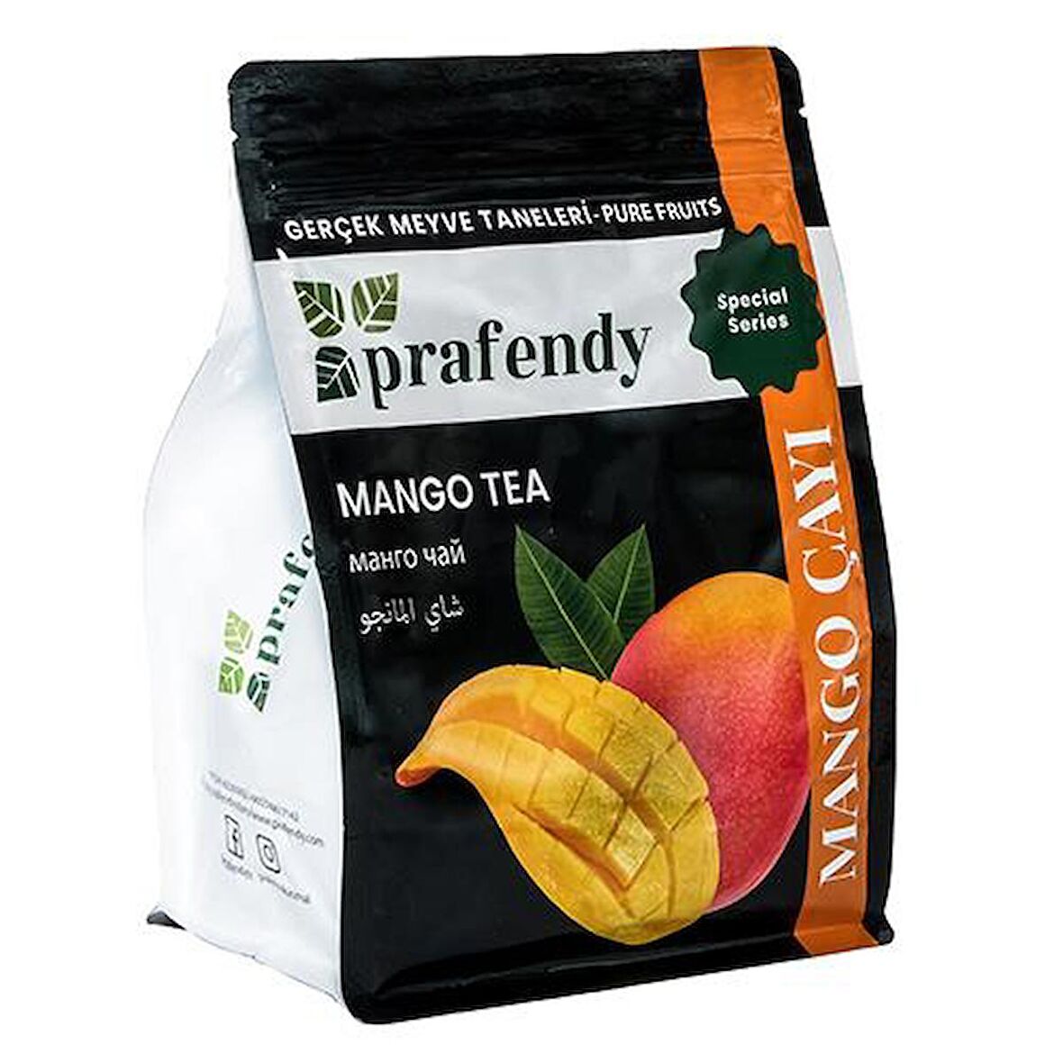 PRAFENDY MANGO ÇAYI - GERÇEK MEYVE TANELİ 1000 GR