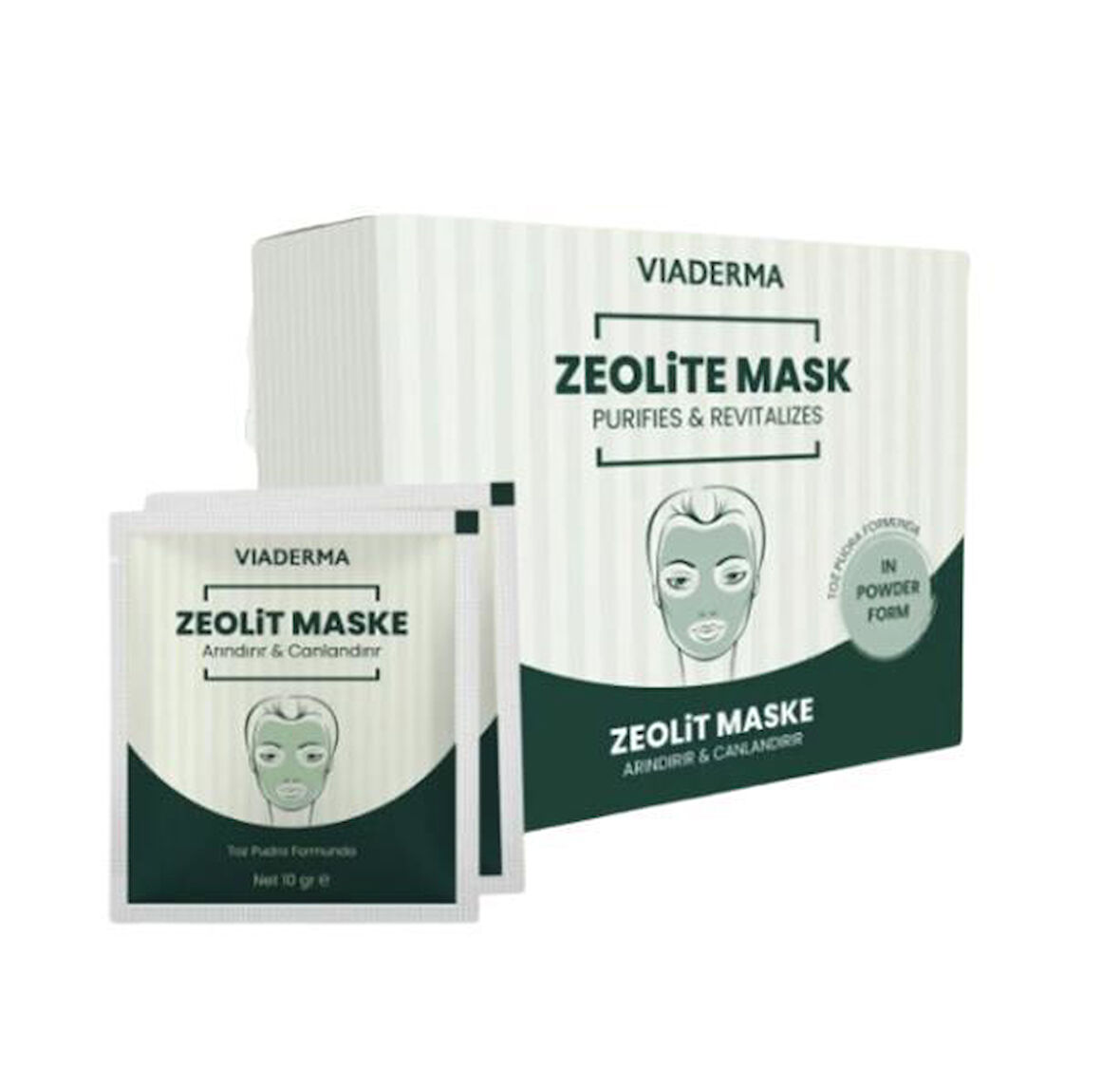 Dermavia Zeolite Maske 15 Saşe x 10 gr