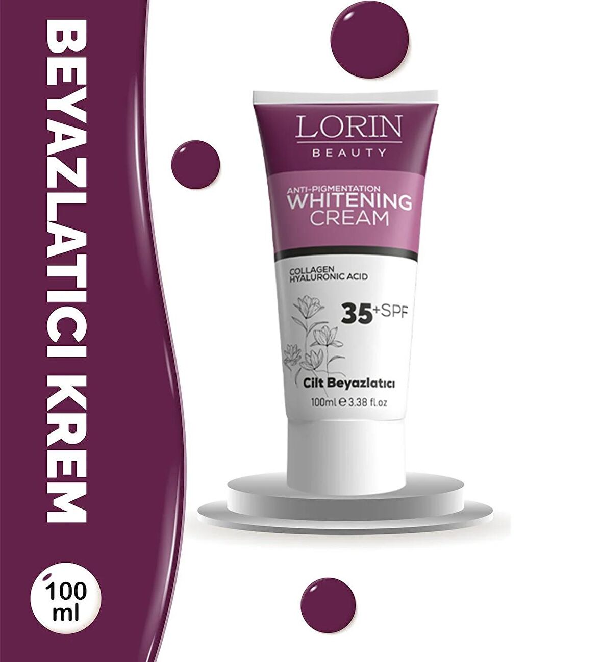 LORİN BEAUTY ANTİ-PIGMENTATION WHITENING CREAM CİLT BEYAZLATICI KREM 100 ML