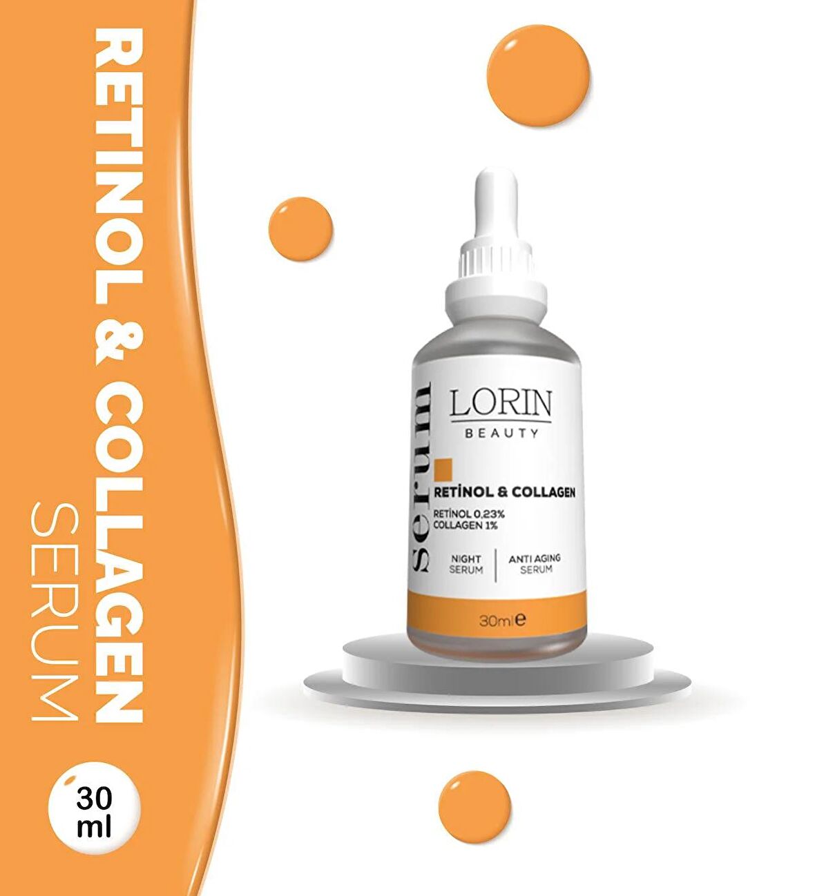 LORİN BEAUTY RETİNOL COLLOGEN SERUM 30 ML