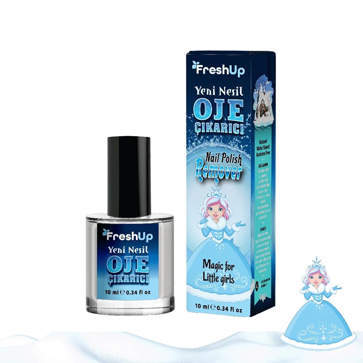 Yeni Nesil Doğal Çocuk Oje Çıkarıcı, Naturel, 10 ml