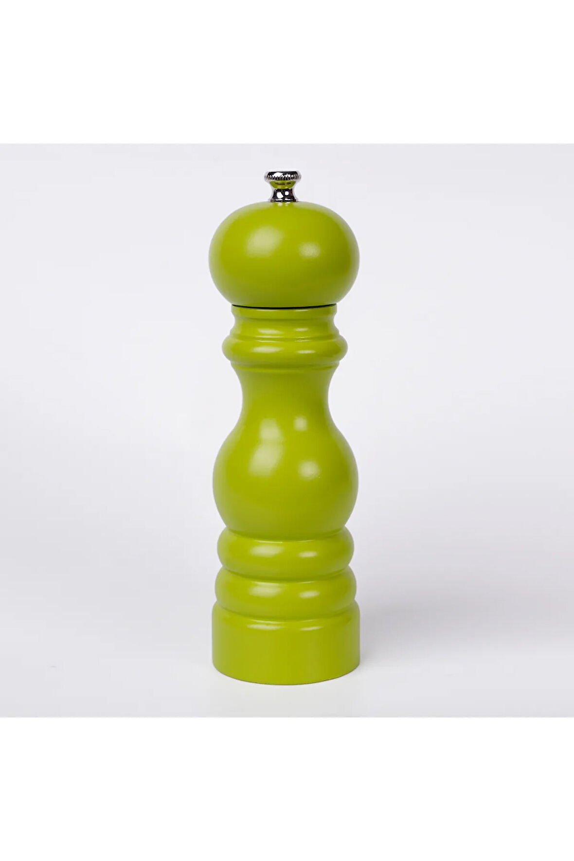 Fıstık Yeşili Ahşap Tuz Ve Karabiber El Değirmeni Öğütücü Grinder 18 Cm