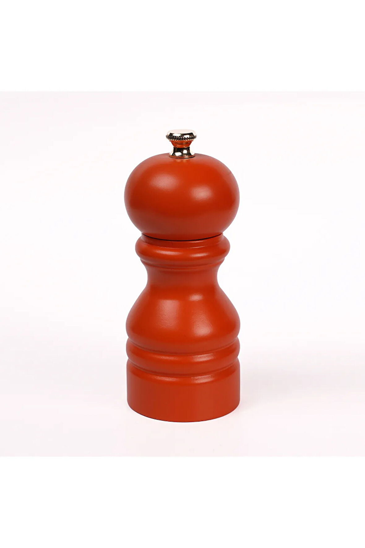 Kiremit Ahşap Tuz Ve Karabiber El Değirmeni Öğütücü Grinder 12 Cm