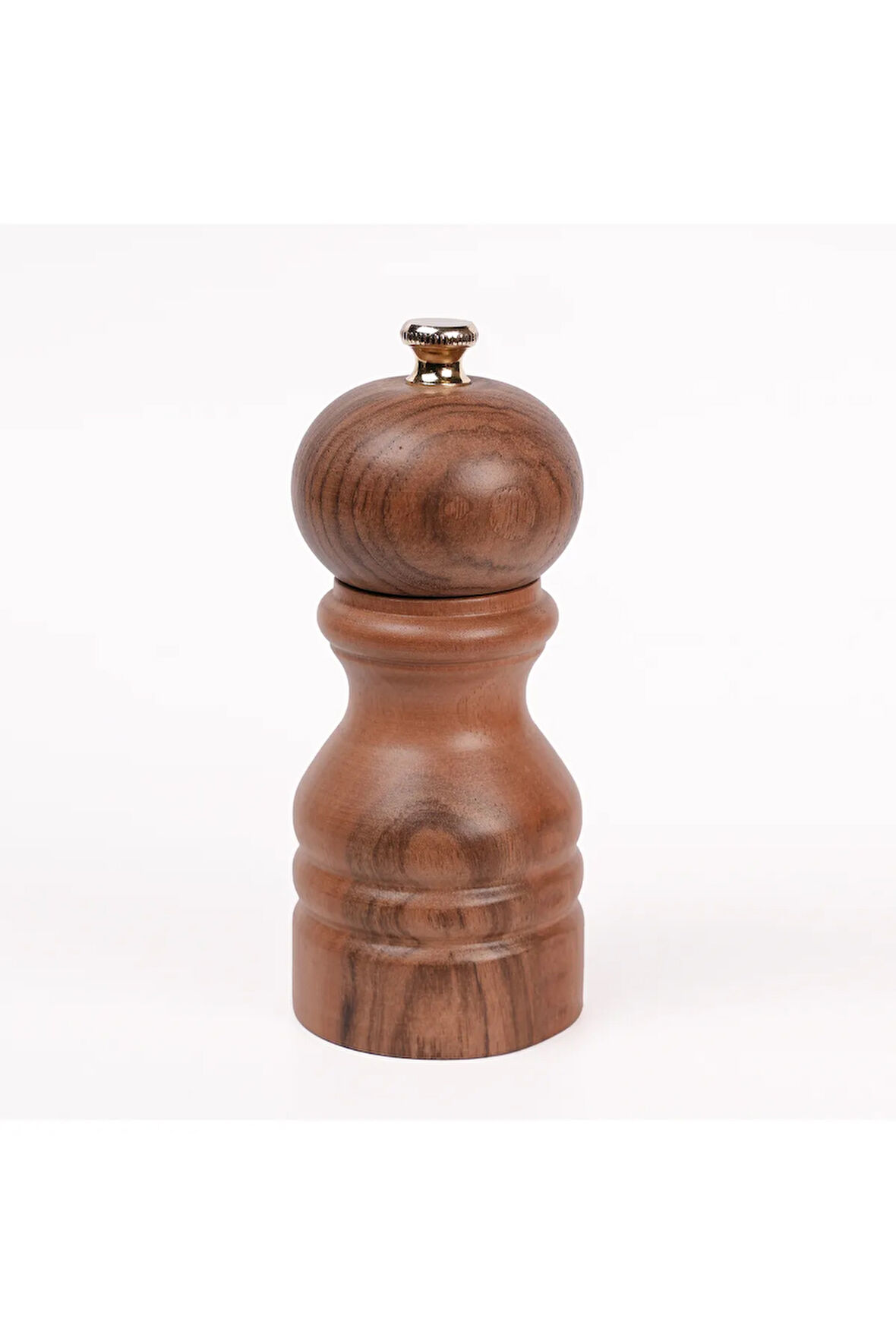 Ceviz Ağacı Tuz Ve Karabiber El Değirmeni Öğütücü Grinder 12 Cm