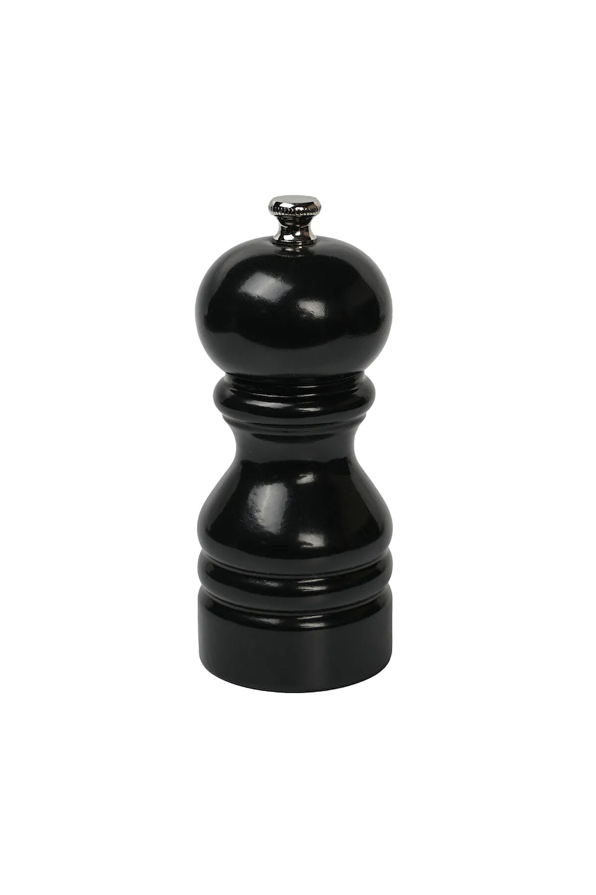 Siyah Ahşap Tuz Ve Karabiber El Değirmeni Öğütücü Grinder 12 Cm
