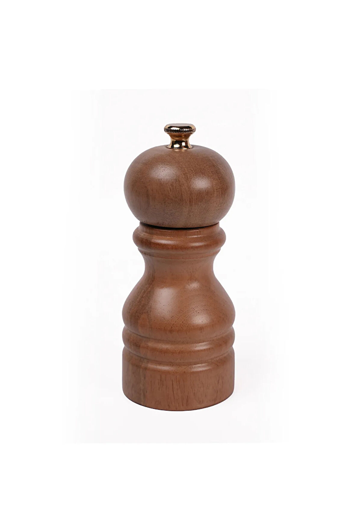 Ceviz Ahşap Tuz Ve Karabiber El Değirmeni Öğütücü Grinder 12 Cm