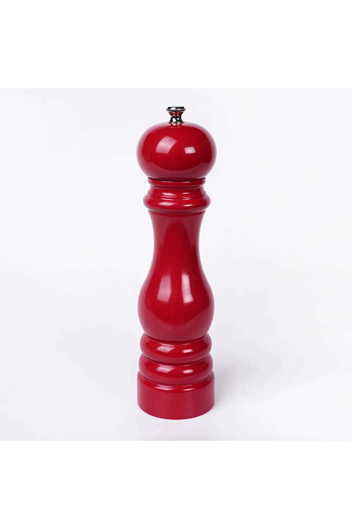 Bordo Ahşap Tuz Ve Karabiber El Değirmeni Öğütücü Grinder 22 Cm