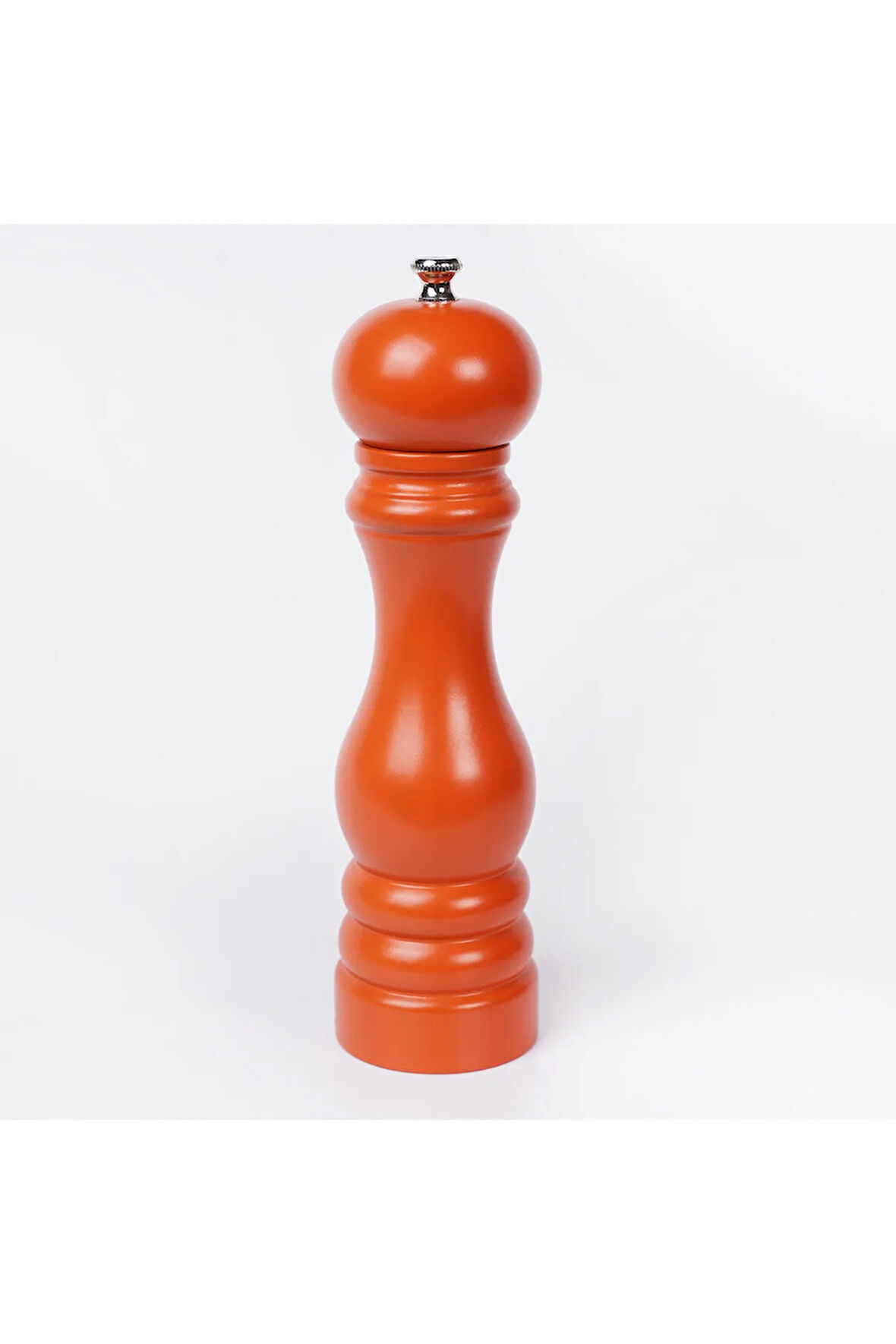 Kiremit Ahşap Tuz Ve Karabiber El Değirmeni Öğütücü Grinder 22 Cm