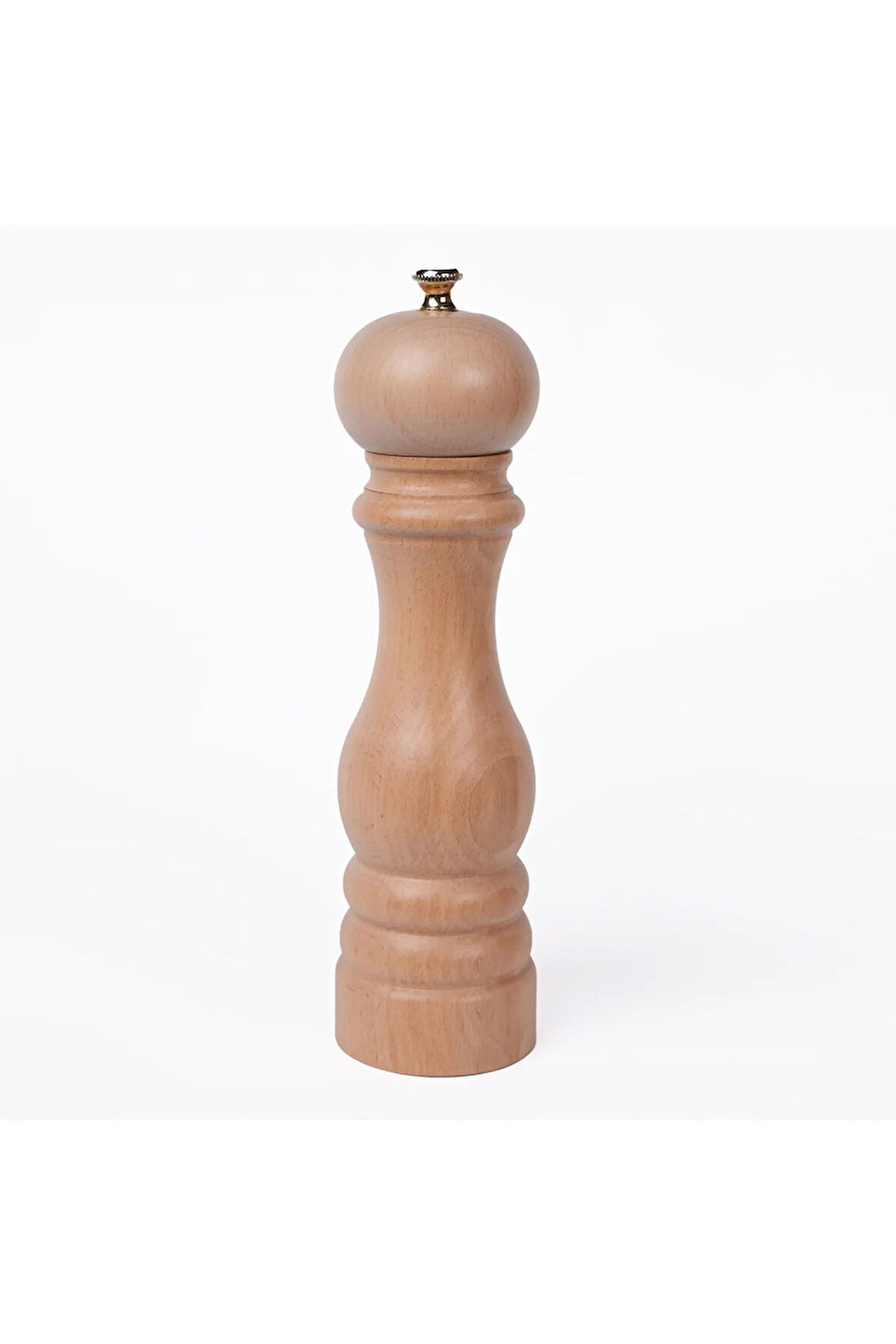 Natural Ahşap Tuz Ve Karabiber El Değirmeni Öğütücü Grinder 22 Cm