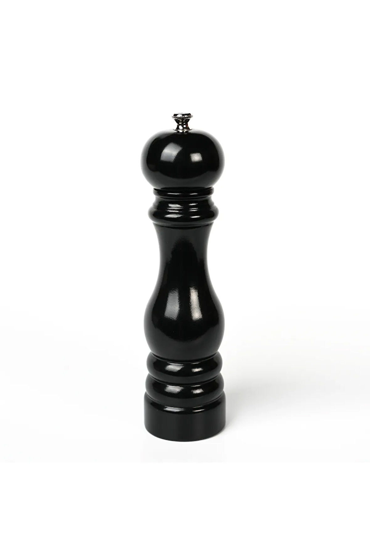 Siyah Ahşap Tuz Ve Karabiber El Değirmeni Öğütücü Grinder 22 Cm