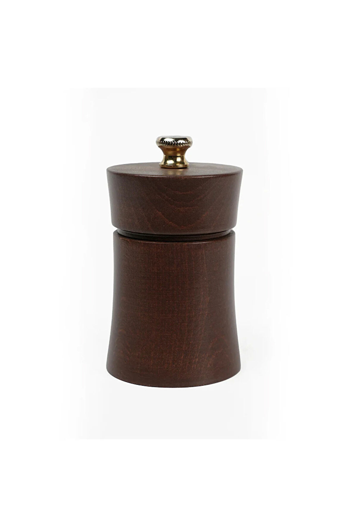 Kahverengi Ahşap Tuz Ve Karabiber El Değirmeni Öğütücü Grinder 1 Adet  8  Cm