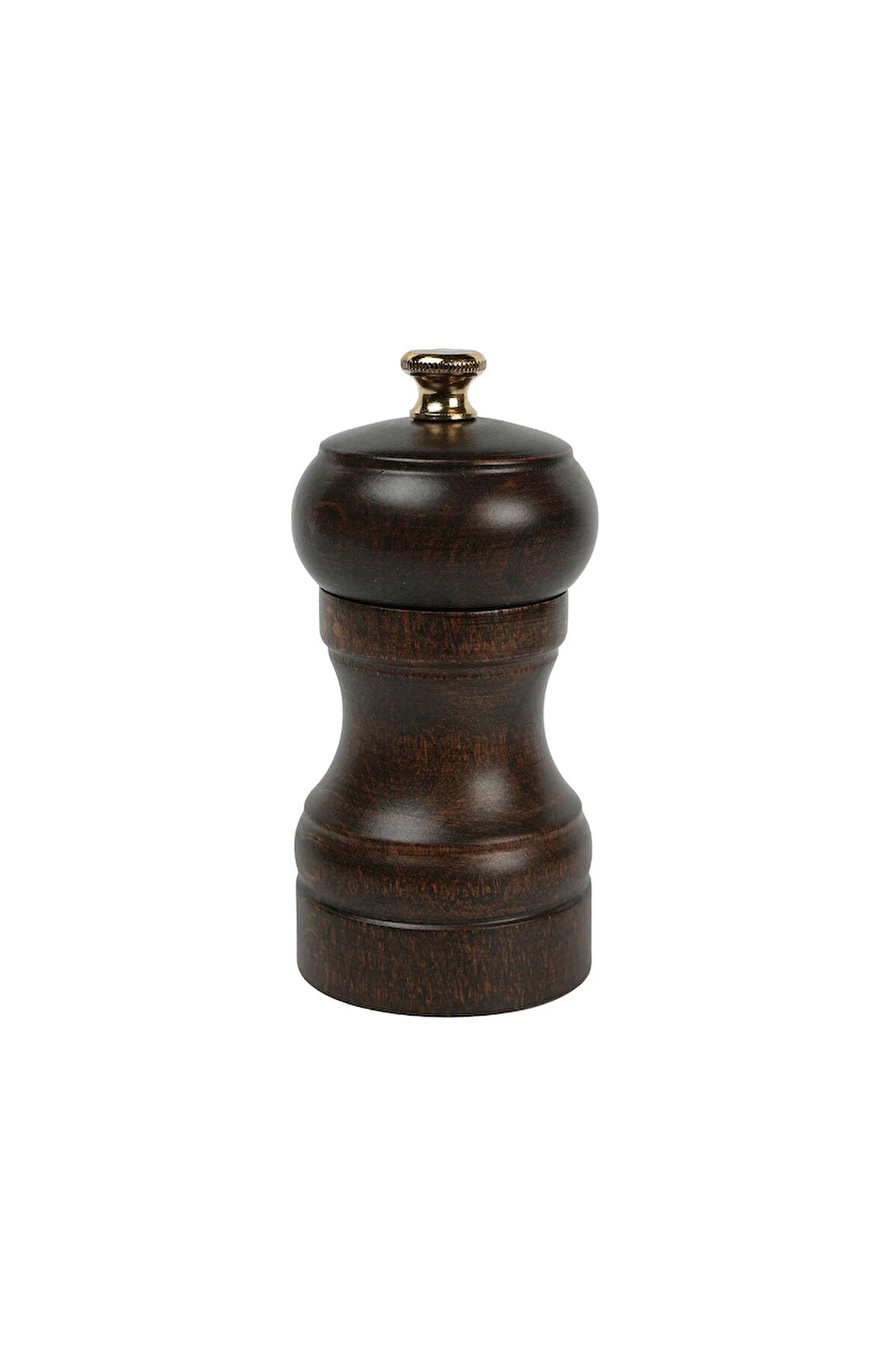 Kahverengi Ahşap Tuz Ve Karabiber El Değirmeni Öğütücü Grinder 1 Adet 10 Cm