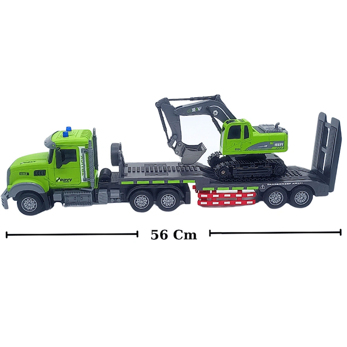 Asya Oyuncak Metal/Plastik 11 Kanal Uzaktan Kumandalı Çekici-Ekskavatör Seti