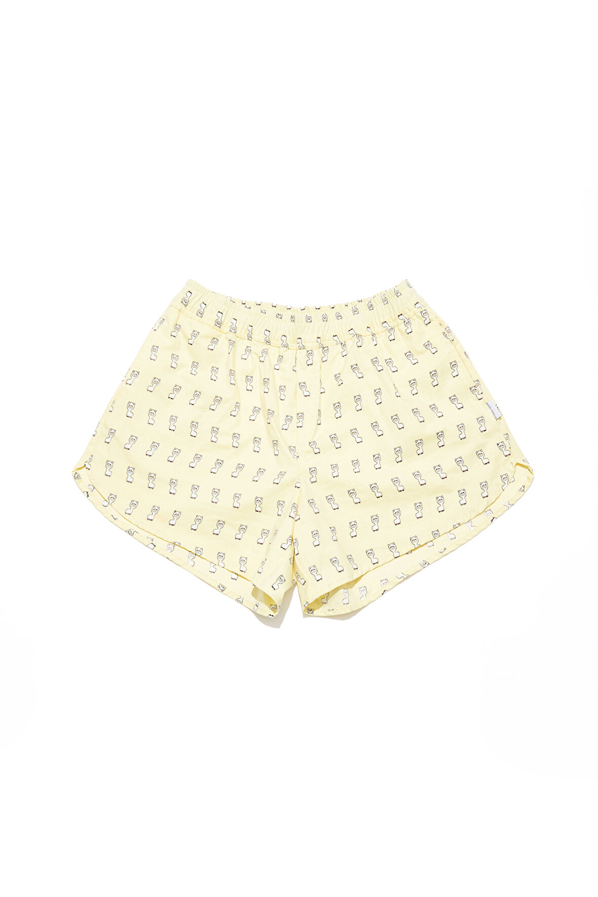 Desenli Kadın Ev Şort – Chill Space Collection – Lama