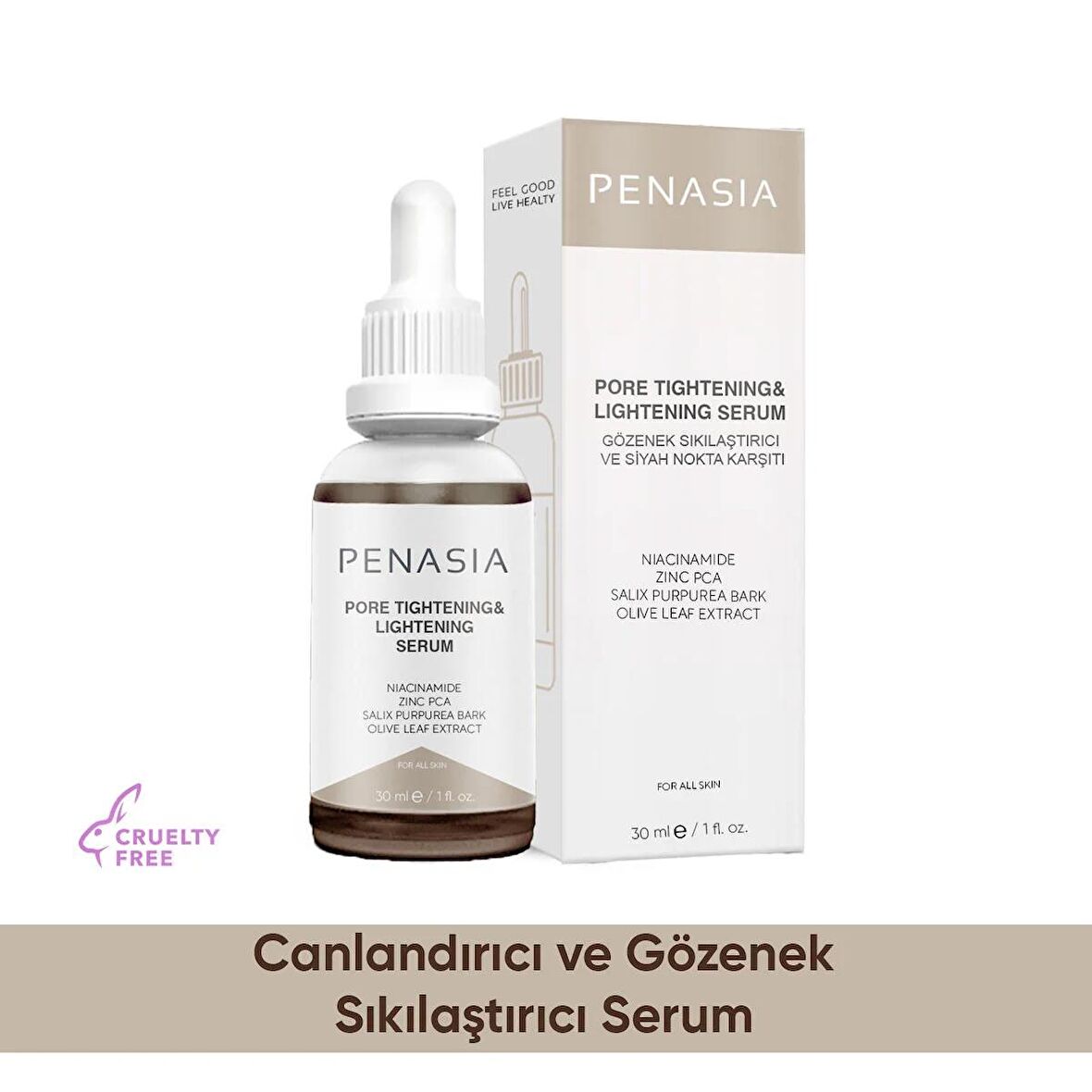 Pore Tightening & Lightening Canlandırıcı ve Gözenek Sıkılaştırıcı Serum