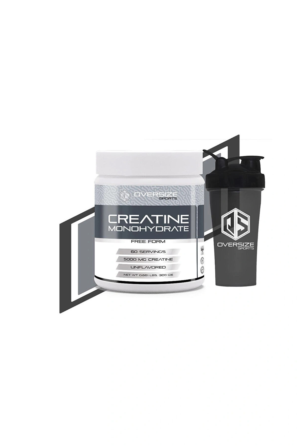 Oversize Nutrition Creatine Monohydrate 300g 60 Servis