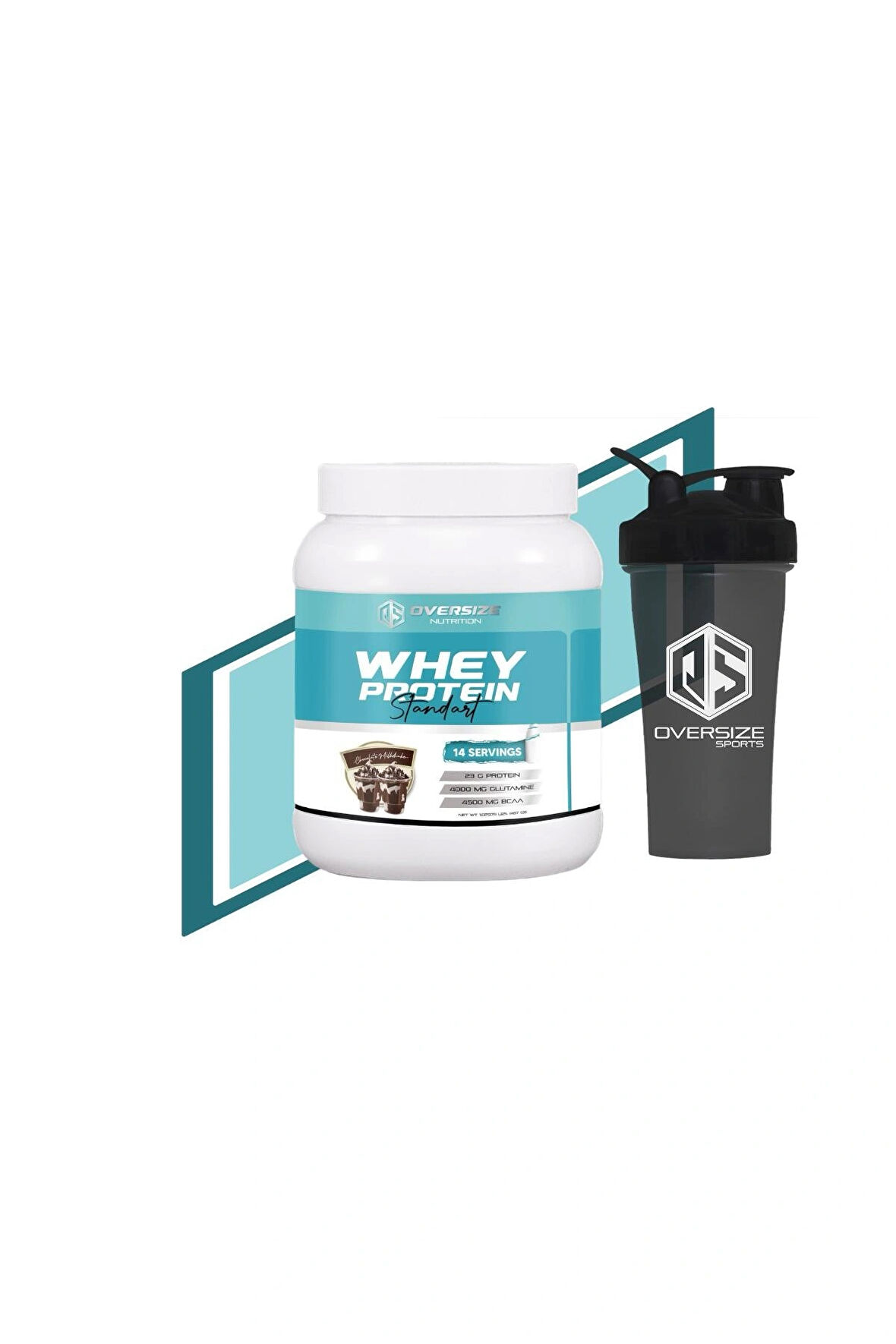 Oversize Nutrition Whey Protein Standart Çikolatalı Milkshake 467g 14 Servis