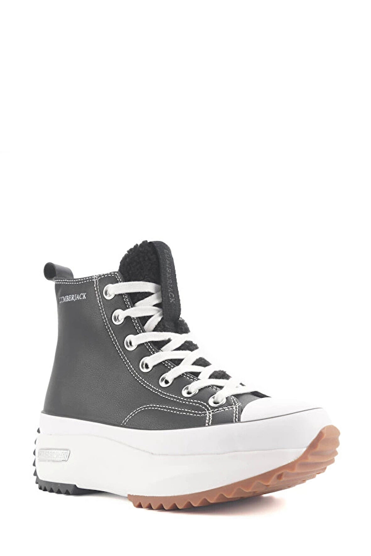 101893217 LAILA WT HI 4PR Siyah Kadın Sneaker Bot