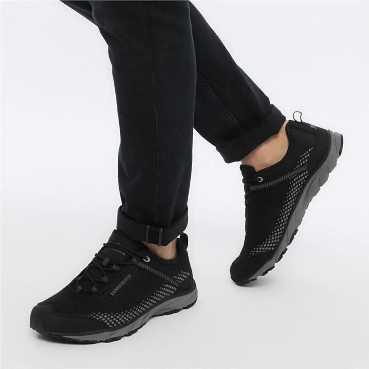 LUMBERJACK DARE 4PR SİYAH SİYAH comfort casual memory foam taban anatomik spor ayakkabı