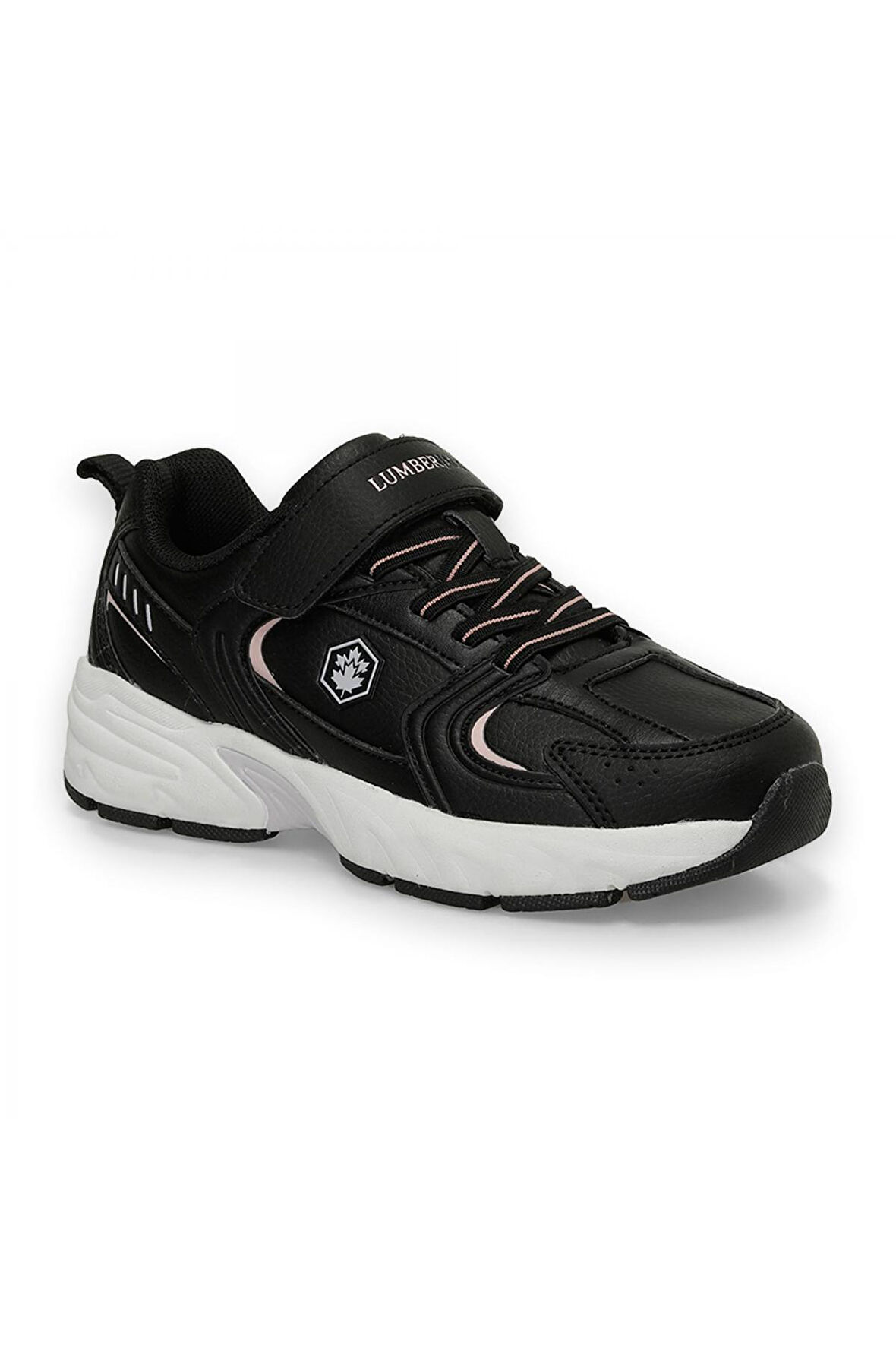 Lumberjack Pol Pu Jr 4Pr Sneaker Siyah-Lila Çocuk Spor Ayakkabı