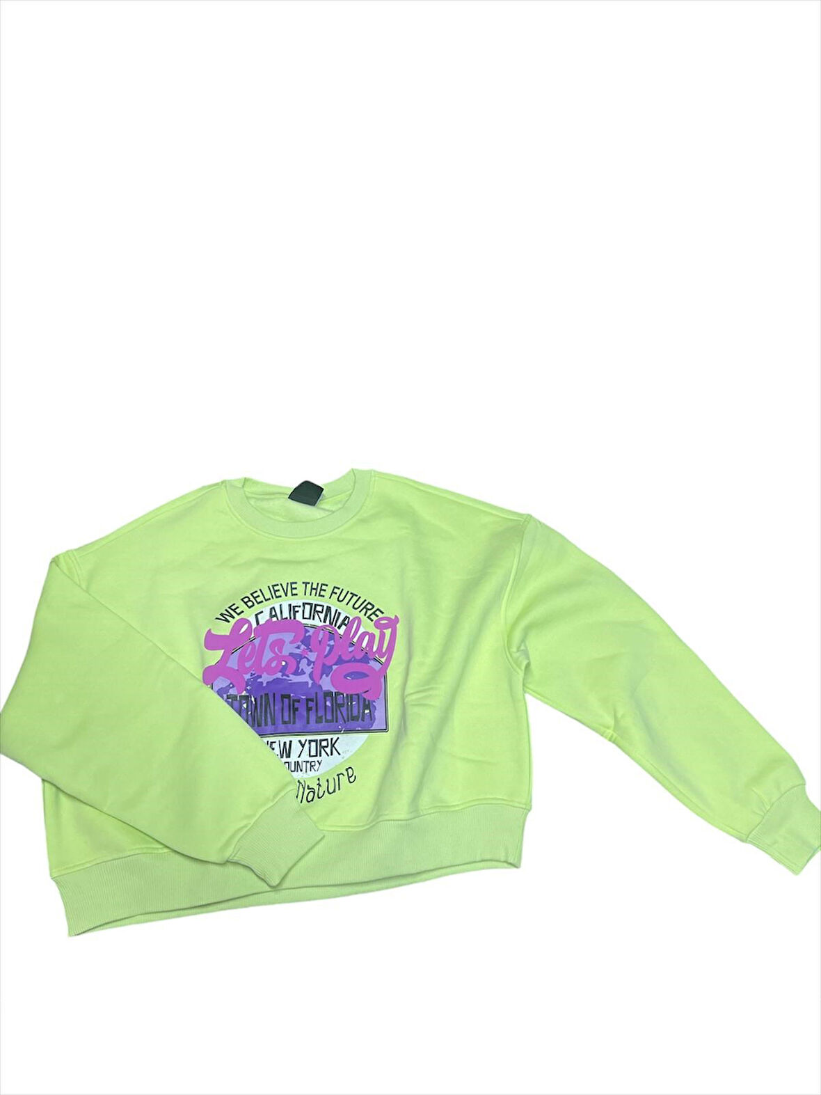 Lumberjack 4W Wl Bonnı 16Ss507 4Pr Lıme Lıme Sweatshırt