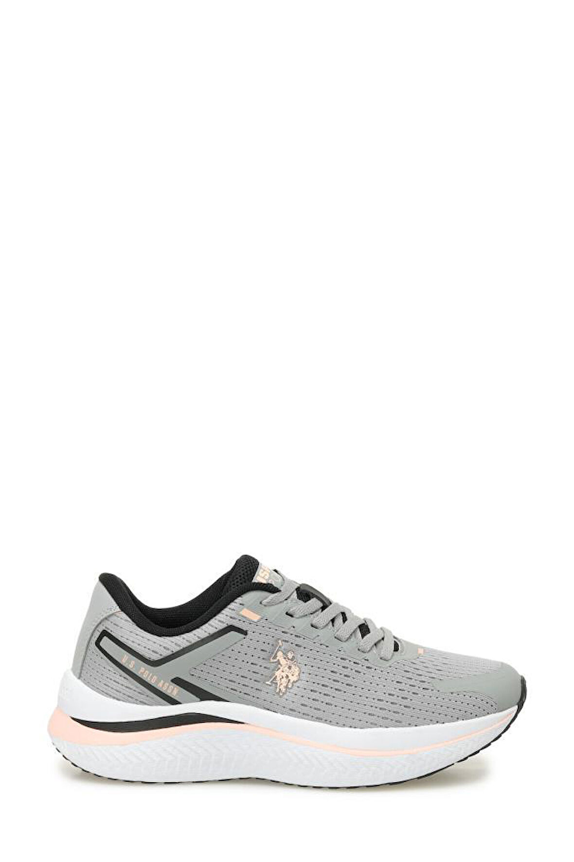 U.S. Polo Assn. GENESIS WMN 5FX 101938170 Kadın Spor Ayakkabı Gri Pembe